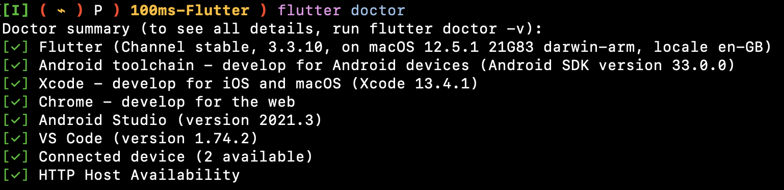 Flutter Doctor