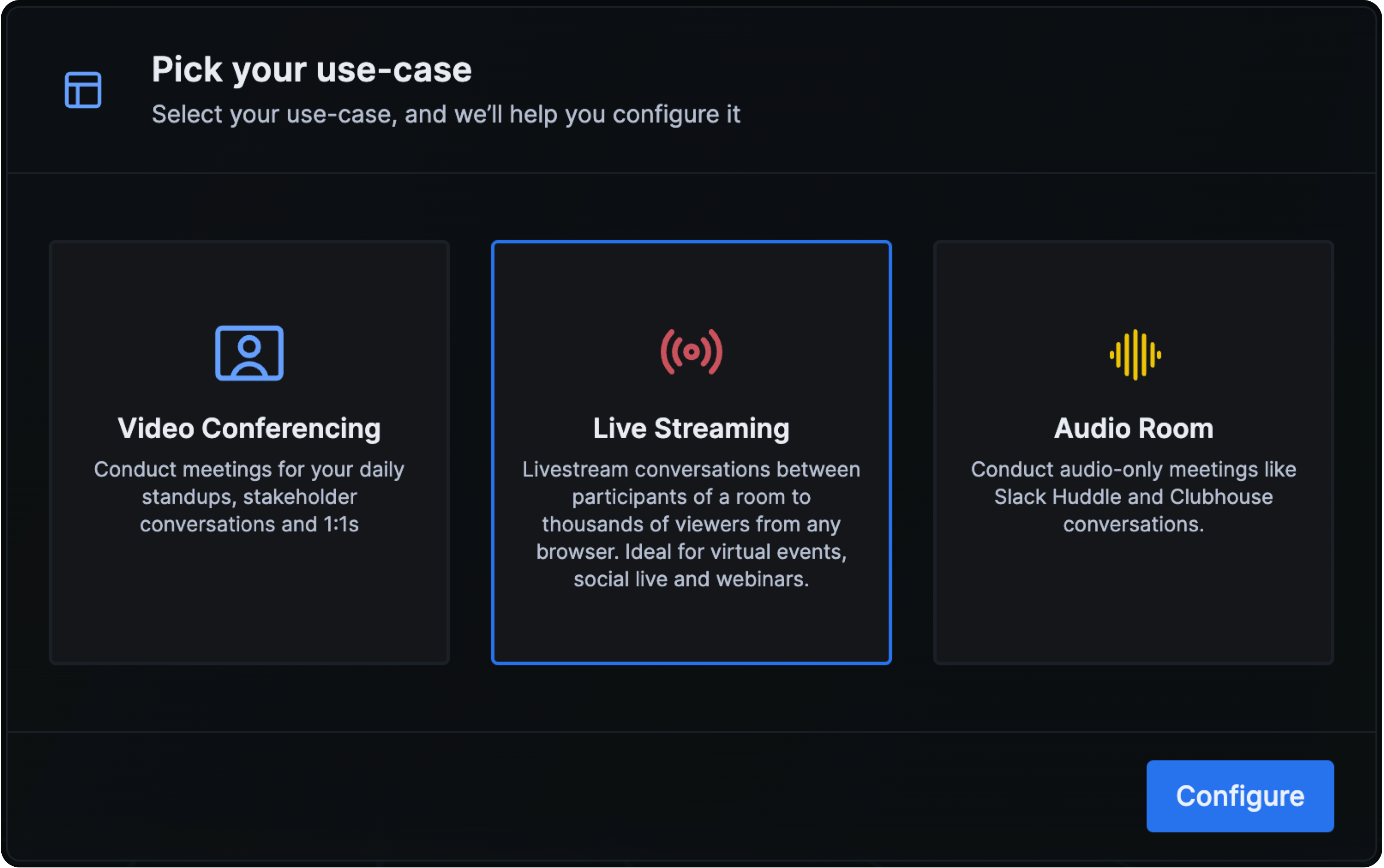 Live Streaming Template