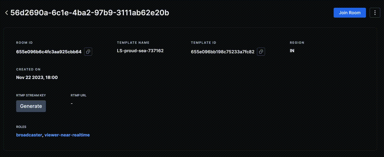 generating stream keys