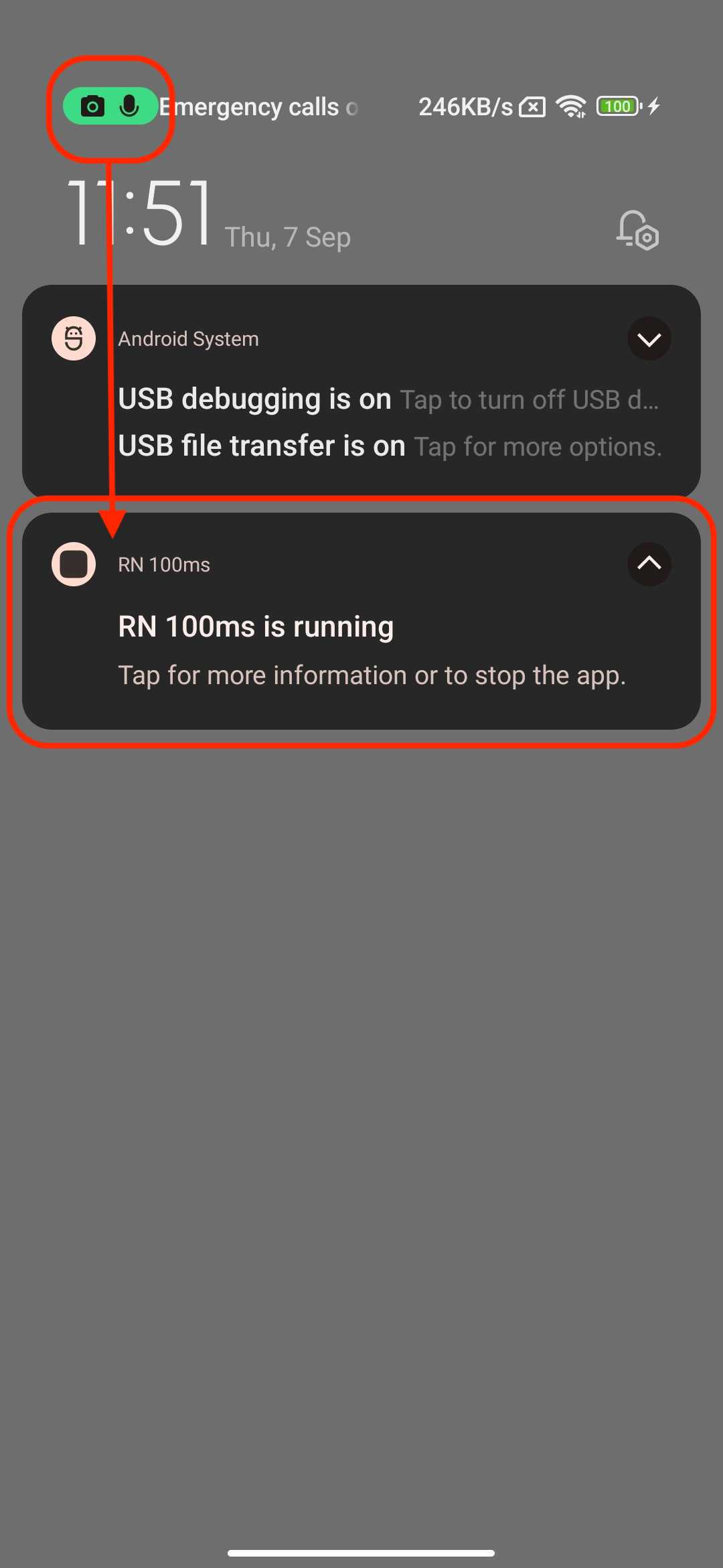 Android Foreground Service Notification